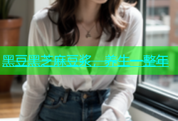 黑豆黑芝麻豆浆，养生一整年