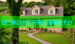 国产麻豆中文字幕在线播放平台