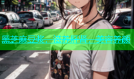 黑芝麻豆浆，滋养肝肾，美容养颜
