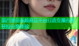 国产原创视频麻豆平台打造专属内容轻松分享体验