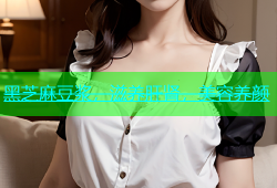 黑芝麻豆浆，滋养肝肾，美容养颜