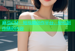 麻豆CM：短视频创作平台，轻松制作精彩内容