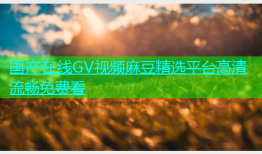 国产在线GV视频麻豆精选平台高清流畅免费看