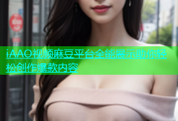 iAAO视频麻豆平台全能展示助你轻松创作爆款内容