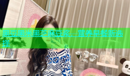 黑豆黑米黑芝麻豆浆，营养早餐新选择