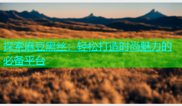 探索麻豆黑丝：轻松打造时尚魅力的必备平台
