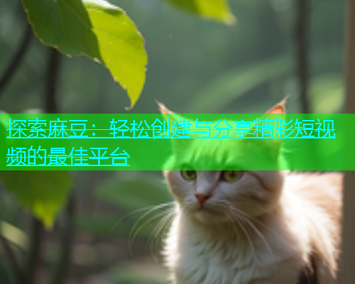 探索麻豆：轻松创建与分享精彩短视频的最佳平台