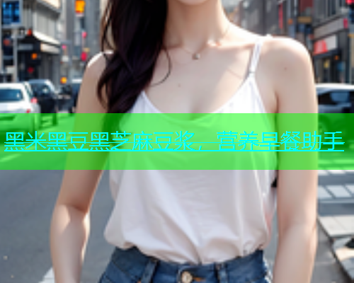 黑米黑豆黑芝麻豆浆，营养早餐助手