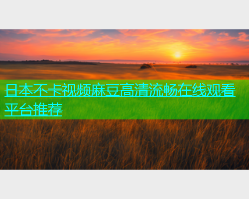 日本不卡视频麻豆高清流畅在线观看平台推荐